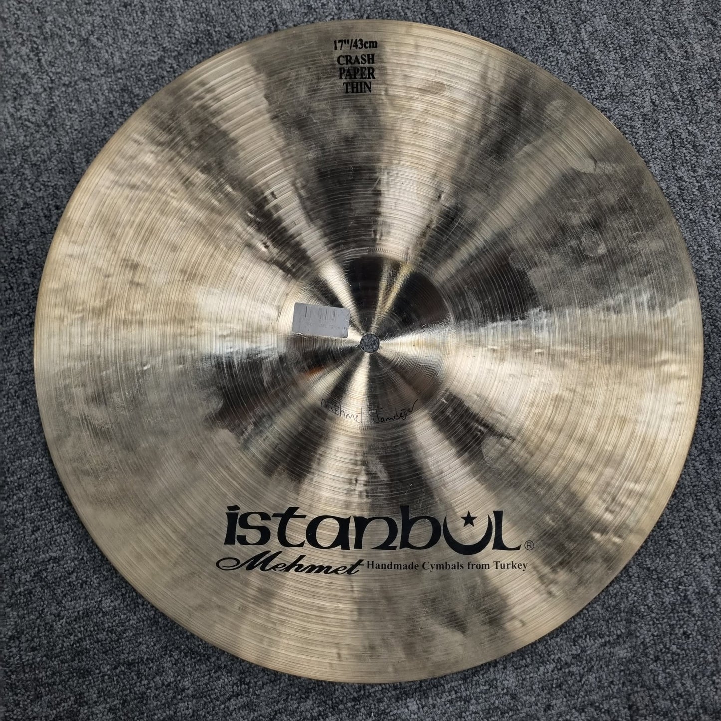 ISTANBUL MEHMET TRAD. PAPER THIN CRASH 17"