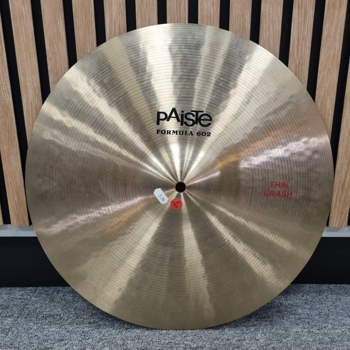 PAISTE FORMULA 602 THIN CRASH 16