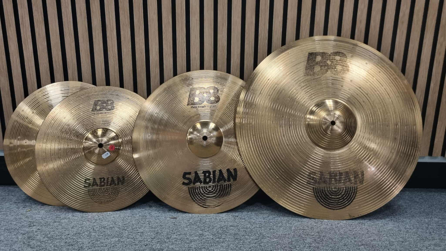 SABIAN SET DE CYMBALES B8