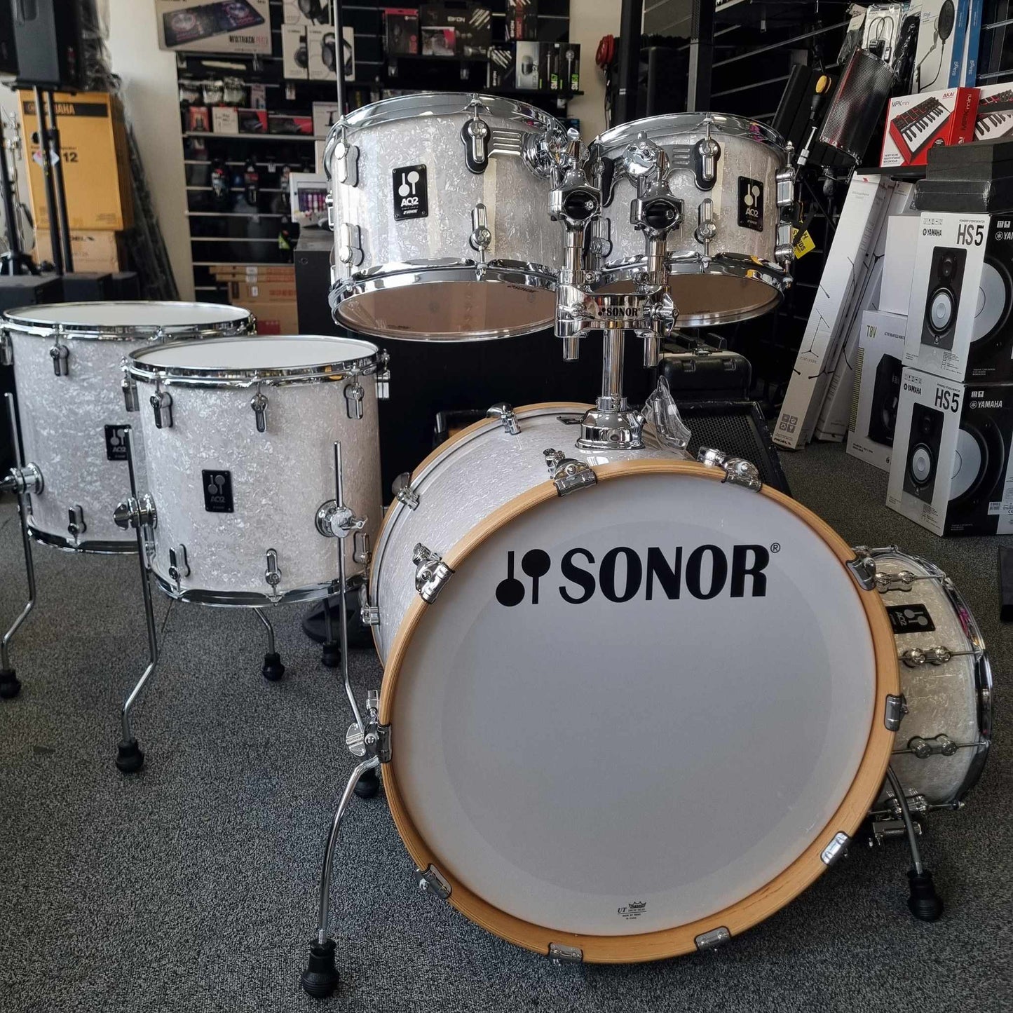 SONOR AQ2 22/10/12/14/16  WHITE PEARL